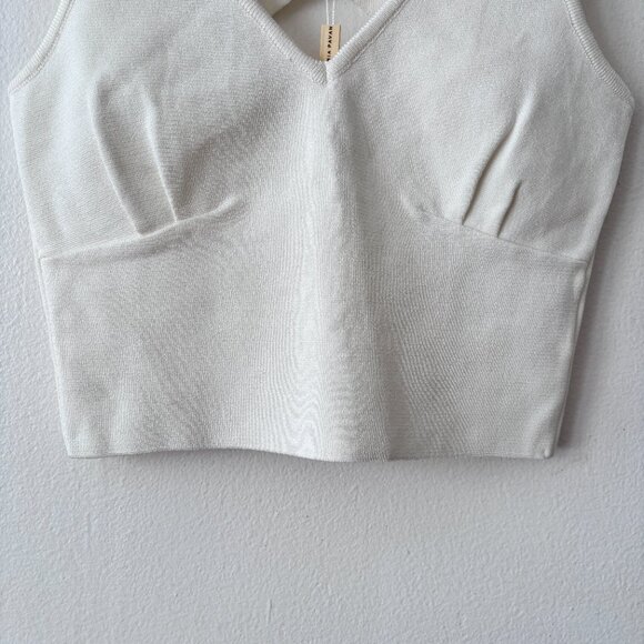 Maria Pavan Back Cutout Knit Crop Top - Picture 5 of 5